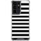 White and Black Stripes Galaxy S21 Ultra 5G Clear Case